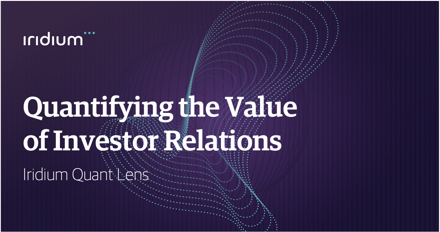 The Value of Investor Relations Quantified with Machine Learning